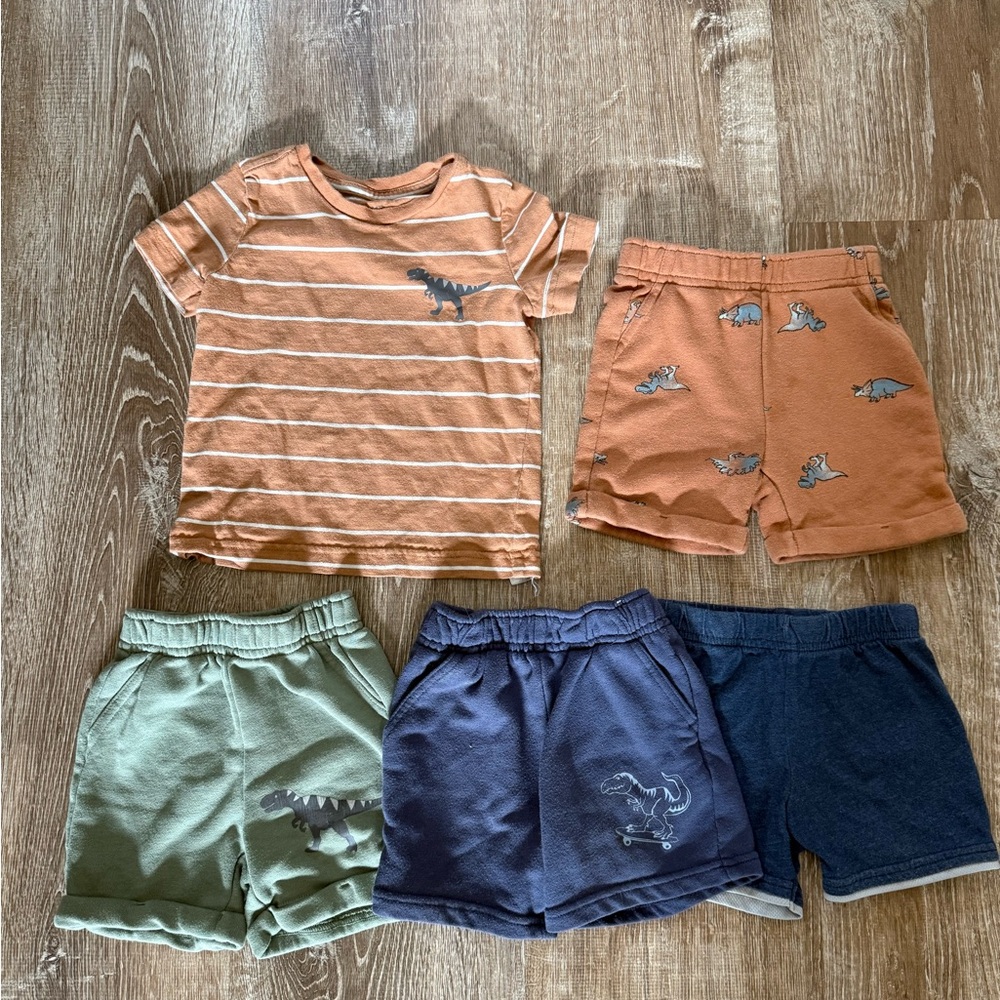 Kids Dinosaur Clothing Bundle - 2T